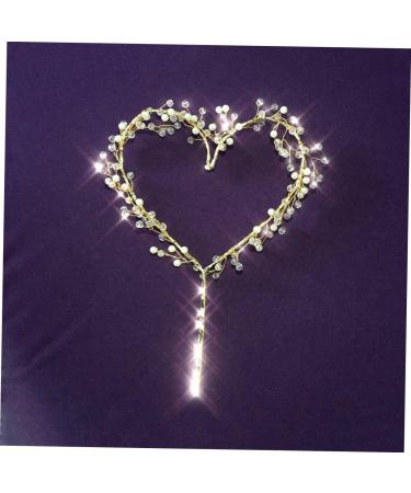 PRETYZOOM 2pcs Cupcake Heart Cupake Topper Dessert Topper Heart Cake Picks Heart Cake Topper Cocktail Picks Wedding Fruit Cakes Cake Decoration Supplies Decorative Items Paper Cup - Buy Online on GoSupps.com