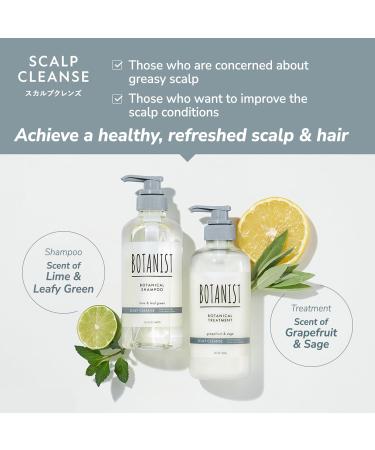 BOTANIST Japanese Organic Shampoo | Sulfate & Silicone Free | Nourishing Scalp & Hair Cleanse for Greasy Scalp | 460 mL - Buy Online on GoSupps.com
