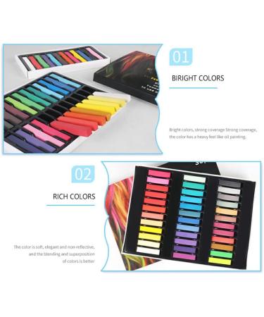 AUklOPVZZ Girl Temporary Hair Color Dyeing Chalk Hair-styling Dye Stick Performance Beauty Professional Hairdresser Barbershop 24 Colors Long - Buy Online on GoSupps.com