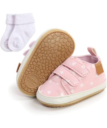Pinkxin Baby Sneakers | PU Leather First Walking Shoes for Infant Newborn | Anti-Slip Toddler Shoes for Boys & Girls | 0-18 Months - Buy Online on GoSupps.com