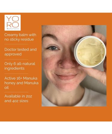 Organic Manuka Skin Soothing Cream - Dry Itchy Skin, Rosacea, Eczema Relief - Natural Psoriasis Moisturizer - 4 OZ - Buy Online on GoSupps.com