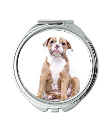 Mirror makeup mirror Puppy Bulldog Dog Sweet Pet Pocket Mirror portable mirror