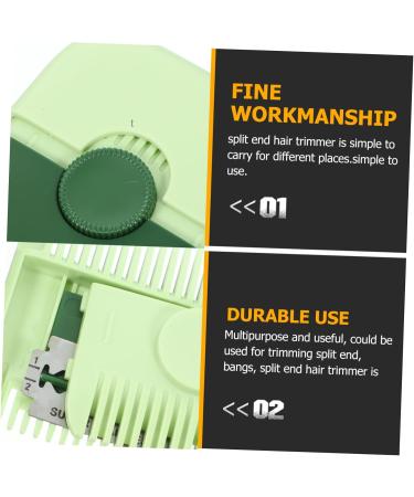 Didiseaon Thinning Bangs Trimmer for Women - Portable Double Edge Hair Comb & Split End Clippers Perfect Hair Styling & Body Sculpting - Buy Online on GoSupps.com