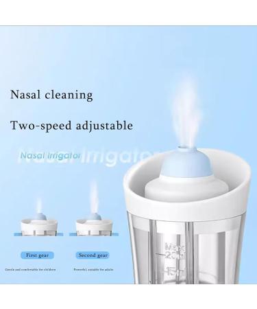 Cordless Nasal Irrigation System Portable Nasal Irrigator Electric Neti Pot for Travel Home Multi-File and Multi-Mode Cleanses Stuffy Nose Sneezing for Adult and Children - Buy Online on GoSupps.com