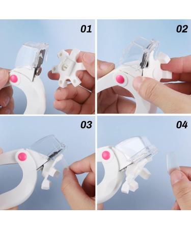Adjustable U-Shaped Acrylic Nail Clipper with Nail File - Stainless Steel Trimmer for Nail Art - Buy Online on GoSupps.com