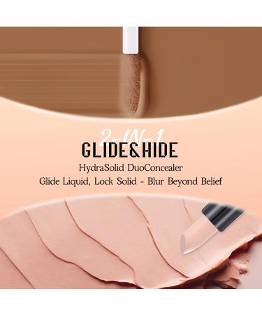 UShinein Glide&Hide Blurring Concealer Concealer & Contour Stick Creamy Texture concealers & Correctors Dark Circles and Wrinkles Dual Formula Liquid Tip & Balsem Stick Langdurige makeup up 1 - Buy Online on GoSupps.com