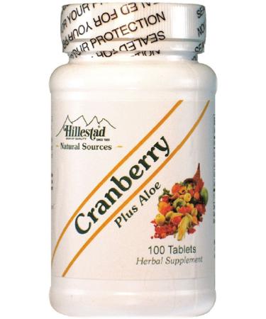 Hillestad Pharmaceuticals - Cranberry Plus Aloe - 100 Tablets