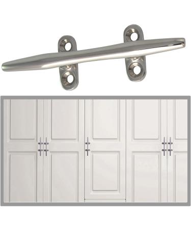 VEITHI 6 316 Stainless Steel Boat Cleat 4-Pack with Screws - Open Base Dock Cleats - Buy Online on GoSupps.com
