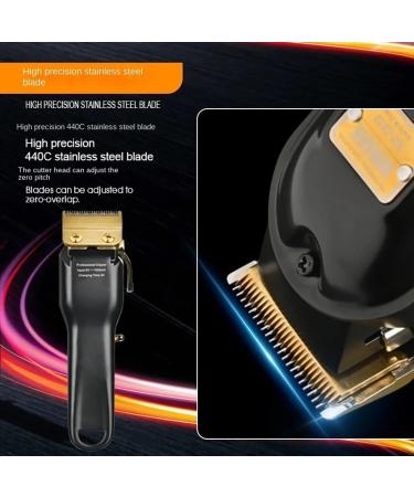 Professional Hair Clippers for Men - All-Metal Rechargeable Hair Clipper with 440C Blade for Precision Cutting - Buy Online on GoSupps.com