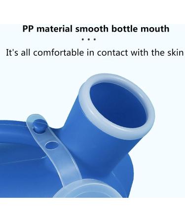 Mens Urinal Bedpans Pee Bottle with A Lid and Funnel Plastic Can for Car Old Man Child and Diabetes for Camping Outdoor-1000 Ml Happy - Buy Online on GoSupps.com