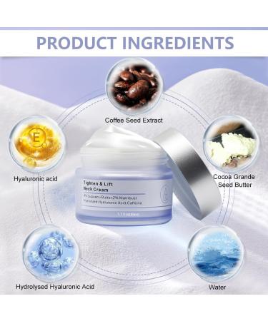 2024 New Pure Tighten & Lift Neck Cream Tighten And Lift Neck Cream for Face Go Neck Firming Cream Neck Firming Cream Tightening Lifting Sagging Skin For Face Neck (1pcs) - Buy Online on GoSupps.com