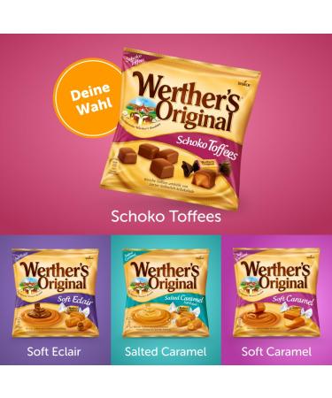 Werther's Original Chocolate Toffees - 15 x 180g Caramel & Milk Chocolate Treats | International Shipping - Buy Online on GoSupps.com