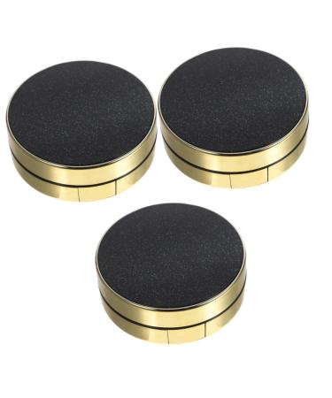 HAPINARY 3pcs Madeup Accessories Empty Cushion Compact Case Foundation Compact Case Makeup Cream Case Puff