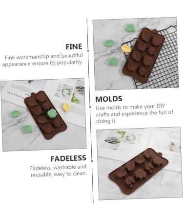 jojofuny 2 Pcs Mold Silicone Cupcake Silicone Chocolate Christmas Baking Reverse Mould Soap Candy 3d - Buy Online on GoSupps.com