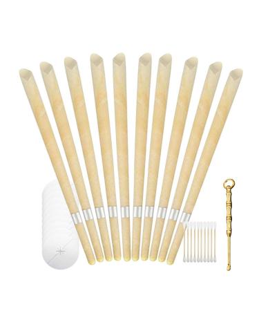 Natural Ear Candles Wax Removal Ear Wax Candles For Ear Candling Wax Removal Ear Candling Candles For Ear Cleaning Ear Wax Candling Ear Wax Removal Candle Ear Bulb Suction Baby (Yellow One Size) One Size Yellow