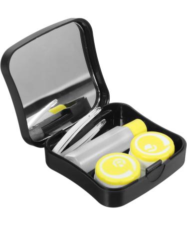 Solustre 3-Piece Clear Suitcase Holder & Glasses Stand - Cute Lens Containers for Small Animals - Buy Online on GoSupps.com