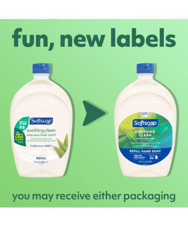 Softsoap Soothing Clean Liquid Hand Soap Refill with Aloe Vera - 50 oz - Buy Online on GoSupps.com