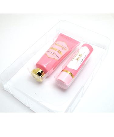 Max Makeup Cherimoya 1 Gift Set of Hold & Kiss Me Rose Hand Cream + Vanilla Lip Balm + 1 Cosmetic Zipper Bag - Buy Online on GoSupps.com