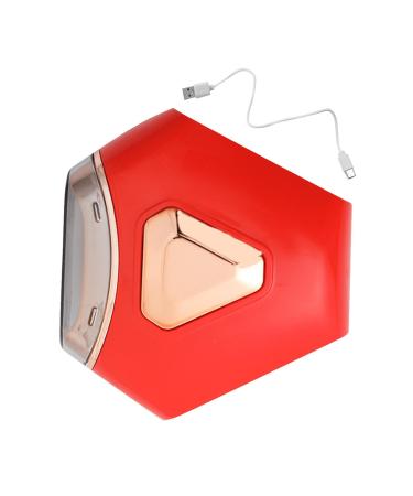 Automatic Nail File | Rechargeable Toenail Cutter Electric Automatic Nail Safety Trimmer with Nail Clip Storage 2-in-1 Nail Cutter and Polisher for Kids Adults Red