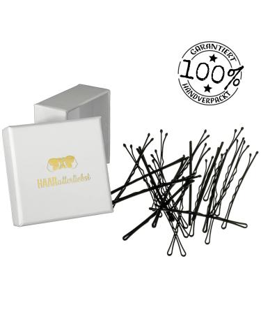 More Grip Hair Clamps & Bobby Pins - 24 Anti-Slide 6cm Black Clips with Storage Box | Ultra Paint Finish - Buy Online on GoSupps.com