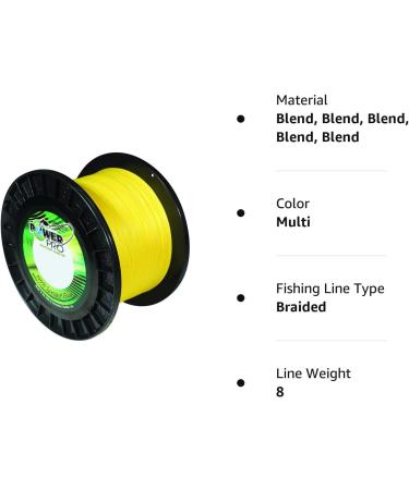 PowerPro Spectra Hi-Vis Yellow Braided Line - 8lb | 100yd | High Visibility Fishing Line - Buy Online on GoSupps.com