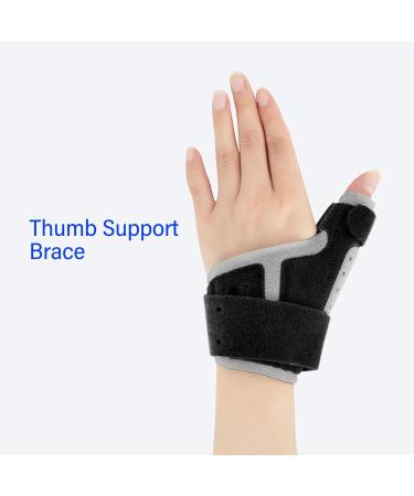 Buy Finger Support Brace - Breathable Sponge Thumb & Wrist Stabilizer Splint for Sports | High Elasticity & Comfort (Black - Buy Online on GoSupps.com