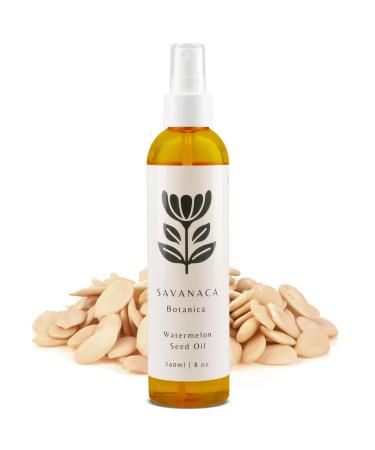 Savanaca Botanica All-in-One Skin & Hair Care Oil - Made from Cold-Pressed Watermelon Seeds. Moisturizer Intimate Massage Oil Before & After Sun Care Tattoo Preserver and Hair Hydration.