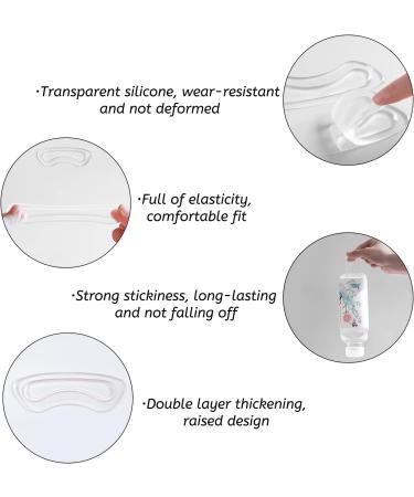 Yxhzvon Heel Protection Silicone Pads - 5 Pairs Self-Adhesive Gel Inserts for High Heels & Large Shoes - Buy Online on GoSupps.com