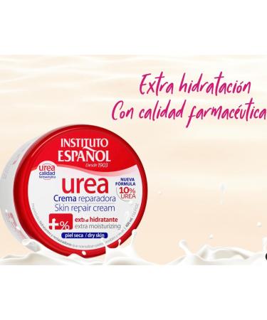 Instituto Espanol Urea Advanced Repair Cream Urea Dry Skin Body Cream Face Cream Hand Cream Body Cream 2x400ml - Buy Online on GoSupps.com