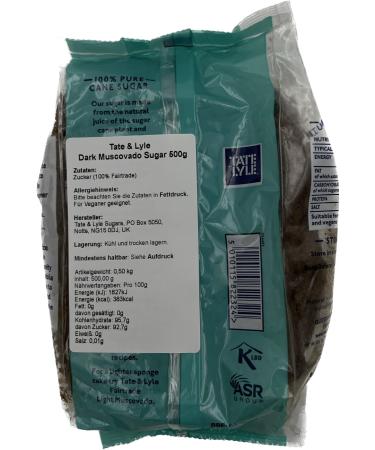 Buy Tate & Lyle Fairtrade Dark Muscovado 500g - Premium Quality Sugar for Baking & Cooking - International Shipping Available - Buy Online on GoSupps.com