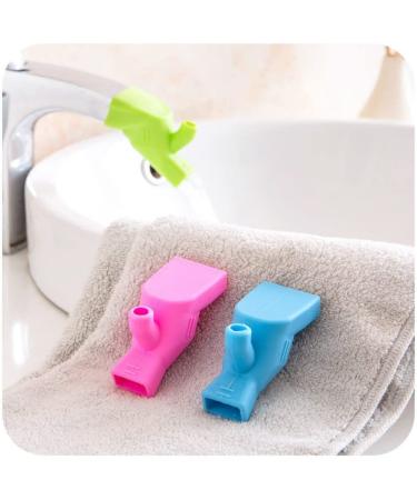3Pcs Silicone Faucet Extender for Kids - Bathroom Sink & Kitchen Sink Extension | Perfect for Tooth Brushing & Gargling - Water Faucet Filter Included - Buy Online on GoSupps.com