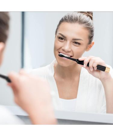 Goalie Rechargeable Electric Toothbrush with 9 Brush Heads - 6 Modes, Smart Timer - Medium Soft Bristles - Anti-Loss USB Cable - V1 Travel Version Black Set - Buy Online on GoSupps.com