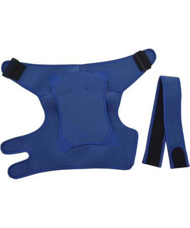 Amagogo Adjustable Shoulder Support & Compression Sleeves for Men & Women - Optimal Protection for Gym Fitness & Sports - Dark Blue - Buy Online on GoSupps.com