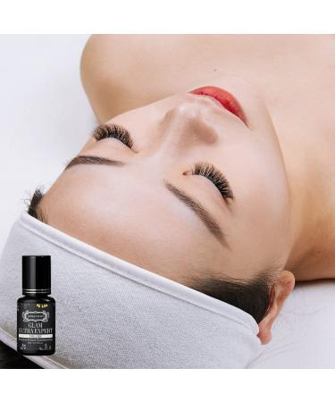 Ultra Expert Volume 5ml Black Eyelash Extension Glue - Fast Drying Adhesive with 7 Weeks Retention - Latex-Free - Buy Online on GoSupps.com