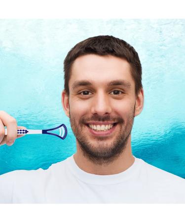 Adult Tongue Scraper Cleaner - Fresh Breath Tongue Brush (6 Pack, Random Color) - Buy Online on GoSupps.com