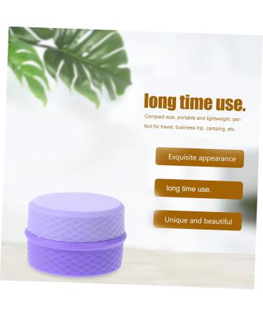 Beaupretty Travel Sets Cream leakproof cosmetic jar silicone cosmetic container airless pump jar leakproof travel containers travel cream jar purple make up Miss Silica gel Storage Box - Buy Online on GoSupps.com