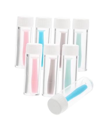 Lurrose 8st contact lens suction booth Bulk contact lens applicator Bulk lens pencil contact lens yield rod removal pen Safe contact lens pen Sch ttgut pebbles travel carrier