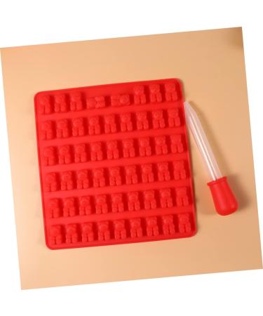 MAGICLULU 2pcs 53 Silicone Gummy Mold Animal Cake Molds Fondant Mold Silicone Candy Molds Gummy Moulds Tool Trays Silicone Molds for Candy Resin Molds Cookie Mould for Cakes 3D Gummies Fudge 16.5*15.5*1.2cmx2pcs Redx2pcs - Buy Online on GoSupps.com