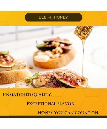 BEE MY HONEY 100% Pure Raw Honey 1 KG Unpasteurized Golden Liquid Squeeze Natural Sweetener (1kg) - Buy Online on GoSupps.com