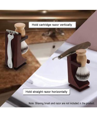 Minkissy 2pcs Electric Shaver Set - Wooden Shaving Stand for Men - International Shipping Available - Buy Online on GoSupps.com