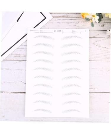 Ipetboom 2 Pairs Hair- Eyebrows Lazy Brow Sticker Eyebrow Makeup Tools Eyebrow Stickers Patch Disposable 3d - Buy Online on GoSupps.com