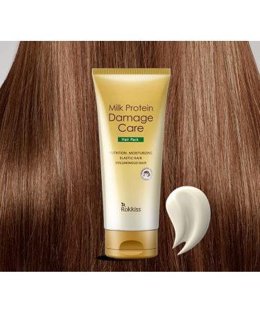 ROKKISS Milk Protein Hair Pack 250ml - Repair and Nourish Damaged Hair - Buy Online on GoSupps.com