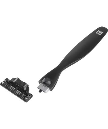 Twilding Men's Razor - Premium Stainless Steel for Perfect Wet Shave with Mach3 Blade - Black - 1 Pack - Buy Online on GoSupps.com