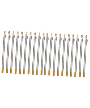 Didiseaon 20 Pcs Pencil Sharpener Eyebrow Pencil Strokes Pencils Makeup Eyebrow Pencils Eyeliner with Sharpener Makeup Pen Sharpener Eyeliner Eyebrow Tool Eyeliner Pencils Makeup Tool 1 count (Pack of 1) Greyx2pcs