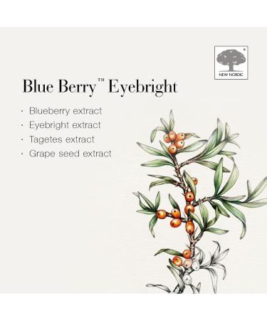 New Nordic Blueberry Eyebright Plus Mega Strength - 30 One-A-Day Natural Eye Supplement Tablets - Buy Online on GoSupps.com