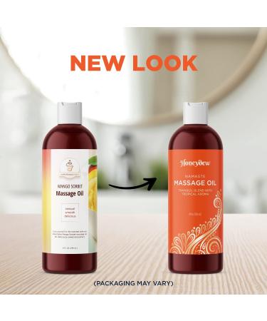 Tropical Sensual Massage Oil for Couples - Romantic and Moisturizing Body Oil with Natural Aromatic Oils - Perfect Romantic Gift for Her and Him - Buy Online on GoSupps.com