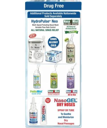 NeilMed Sinus Rinse - A Complete Sinus Nasal Rinse Kit 50 Count (Pack of 2) - Buy Online on GoSupps.com