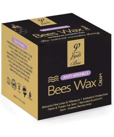 Fysio Bio Anti-Wrinkle Face Moisturizer | Anti Dark Circles Eye Cream Anti Aging | Made with Organic Beeswax Olive Oil and Essential Oils | Reduces Fine Lines | Treats Acne | 50ml - Buy Online on GoSupps.com