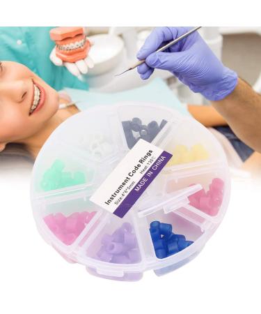 Multicolored Silicone Code Rings - 160 Universal Autoclavable Orthodontic Accessories for Dental Clinics - Buy Online on GoSupps.com