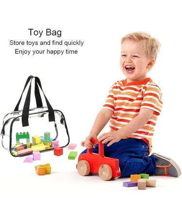 Eland Clear Tote Bag Stadium Approved - Mini Clear Purse for Gym, Work, Travel or Concert - Buy Online on GoSupps.com